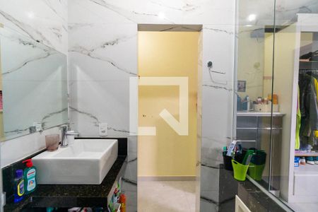 Banheiro da Suíte 1 de casa de condomínio à venda com 2 quartos, 60m² em Vila Santa Catarina, São Paulo