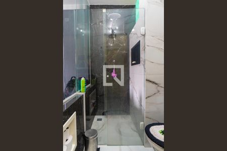 Banheiro da Suíte 1 Detalhe de casa de condomínio à venda com 2 quartos, 60m² em Vila Santa Catarina, São Paulo