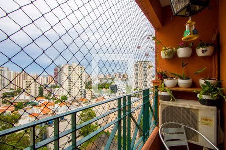Varanda da sala de apartamento à venda com 3 quartos, 78m² em Jardim Bela Vista, Santo André