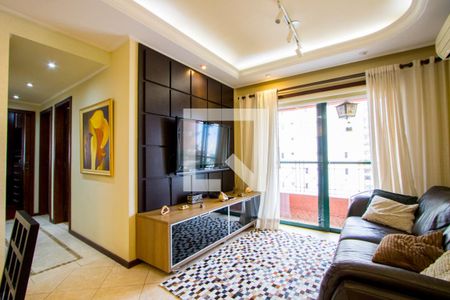 Sala de apartamento à venda com 3 quartos, 78m² em Jardim Bela Vista, Santo André