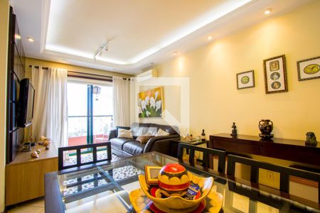 Sala de apartamento à venda com 3 quartos, 78m² em Jardim Bela Vista, Santo André