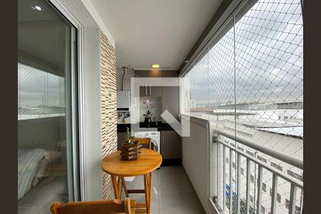 Sala - varanda de apartamento à venda com 2 quartos, 56m² em Brás, São Paulo