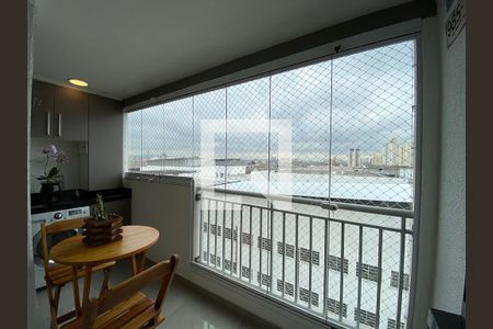 Sala - varanda de apartamento para alugar com 2 quartos, 56m² em Brás, São Paulo