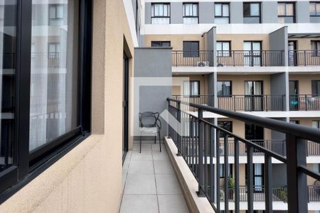 Studio para alugar com 25m², 1 quarto e sem vagaVaranda