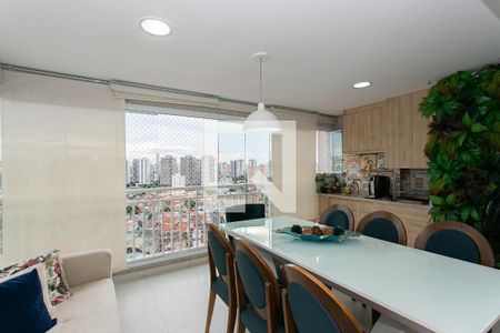 Varanda gourmet de apartamento à venda com 3 quartos, 105m² em Tatuapé, São Paulo