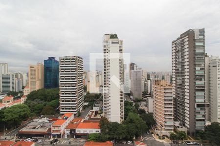 Vista de apartamento para alugar com 3 quartos, 120m² em Indianópolis, São Paulo