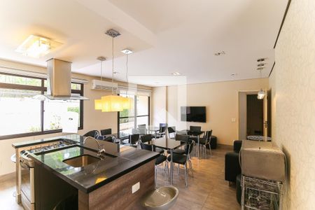 Apartamento para alugar com 34m², 1 quarto e 1 vaga Apartamento para alugar com 34m², 1 quarto e 1 vagaÁrea comum - Salão de festas