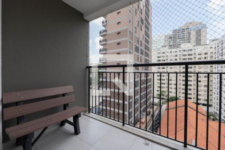 Sacada de kitnet/studio para alugar com 1 quarto, 24m² em Consolação, São Paulo