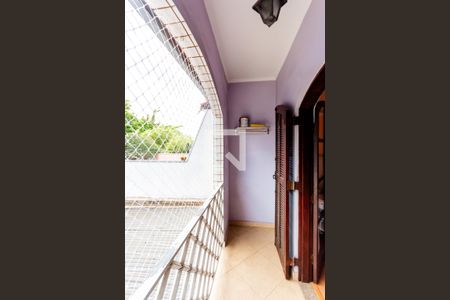 Varanda da Suíte de casa à venda com 3 quartos, 380m² em Parque Jaçatuba, Santo André