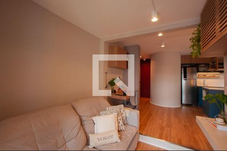 Sala de apartamento para alugar com 1 quarto, 48m² em Pinheiros, São Paulo