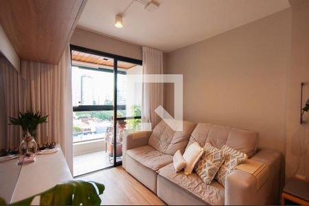 Sala de apartamento para alugar com 1 quarto, 48m² em Pinheiros, São Paulo