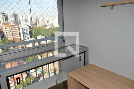 Varanda de kitnet/studio para alugar com 1 quarto, 25m² em Vila Mariana, São Paulo