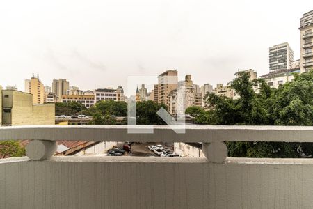 Varanda de kitnet/studio para alugar com 1 quarto, 28m² em Santa Cecilia, São Paulo