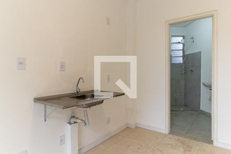 Cozinha de kitnet/studio para alugar com 1 quarto, 28m² em Santa Cecilia, São Paulo