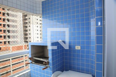 Varanda Gourmet de apartamento para alugar com 1 quarto, 48m² em Maracanã, Praia Grande