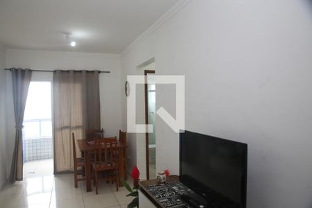 Sala de apartamento para alugar com 1 quarto, 48m² em Maracanã, Praia Grande