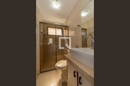 Banheiro da Suíte  de apartamento à venda com 3 quartos, 95m² em Nova Campinas, Campinas