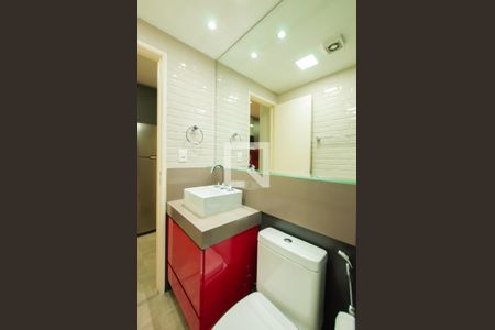 Banheiro de kitnet/studio para alugar com 1 quarto, 31m² em Jardim Paulista, São Paulo