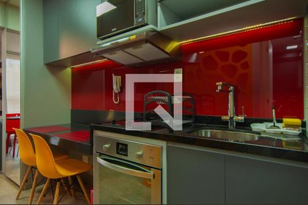 Cozinha de kitnet/studio para alugar com 1 quarto, 31m² em Jardim Paulista, São Paulo
