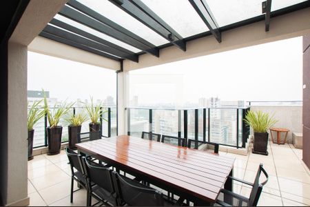 Área comum - Churrasqueira de kitnet/studio para alugar com 1 quarto, 31m² em Jardim Paulista, São Paulo