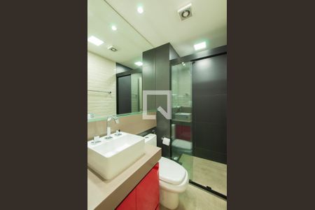 Banheiro de kitnet/studio para alugar com 1 quarto, 31m² em Jardim Paulista, São Paulo