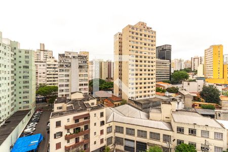 Quarto - Vista de apartamento para alugar com 1 quarto, 24m² em Bela Vista, São Paulo