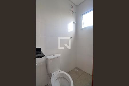 Banheiro da Suíte 1 de casa à venda com 2 quartos, 80m² em Jardim Utinga, Santo André