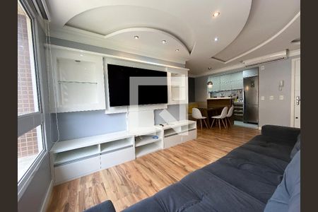 sala  de apartamento à venda com 3 quartos, 76m² em Marechal Rondon, Canoas