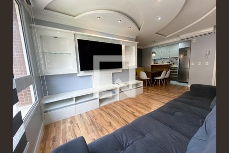 sala  de apartamento à venda com 3 quartos, 76m² em Marechal Rondon, Canoas