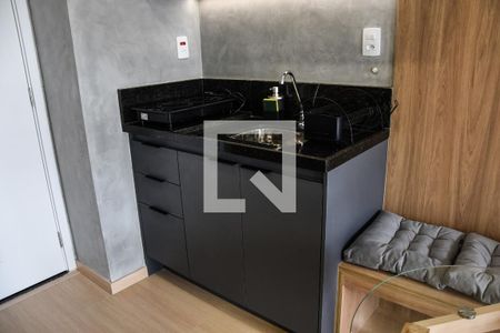 Cozinha de kitnet/studio para alugar com 1 quarto, 32m² em Pompeia, São Paulo