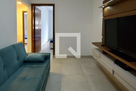 Sala de apartamento para alugar com 2 quartos, 45m² em Guilhermina, Praia Grande