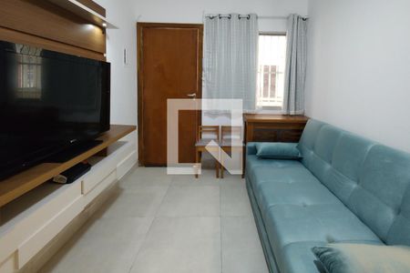 Sala de apartamento para alugar com 2 quartos, 45m² em Guilhermina, Praia Grande