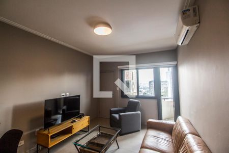 Sala de TV de apartamento à venda com 1 quarto, 82m² em Alphaville Centro Industrial E Empresarial/alphaville., Barueri