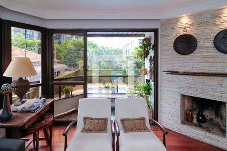 Varanda da Sala de apartamento à venda com 4 quartos, 178m² em Itaim Bibi, São Paulo