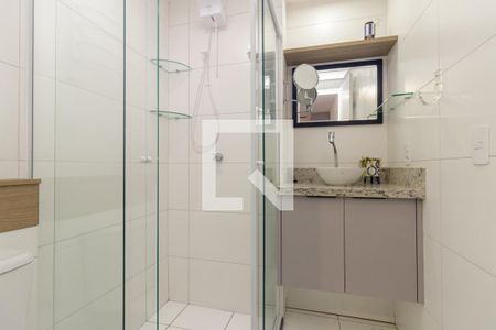 Banheiro de apartamento para alugar com 1 quarto, 25m² em Vila Buarque, São Paulo