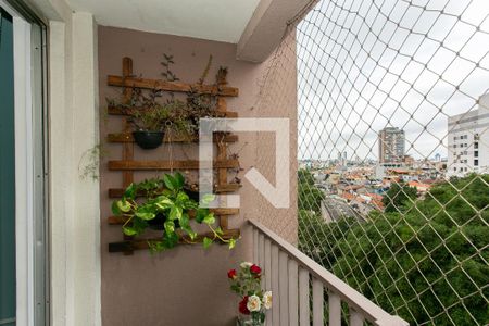 Varanda da Sala de apartamento para alugar com 3 quartos, 69m² em Vila Esperança, São Paulo