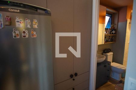 Cozinha - Armários de kitnet/studio à venda com 1 quarto, 27m² em Vila Buarque, São Paulo