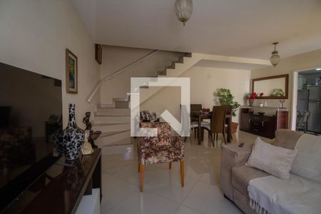 Sala de casa de condomínio à venda com 3 quartos, 110m² em Pechincha, Rio de Janeiro