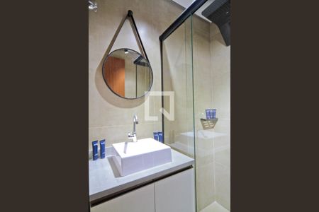 Banheiro de kitnet/studio à venda com 1 quarto, 24m² em Santana, São Paulo