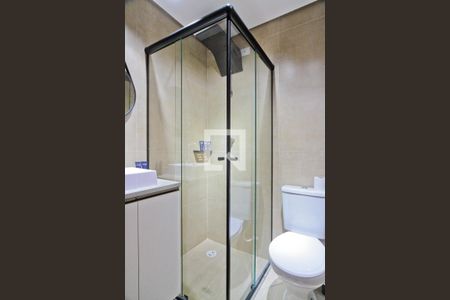 Banheiro de kitnet/studio à venda com 1 quarto, 24m² em Santana, São Paulo