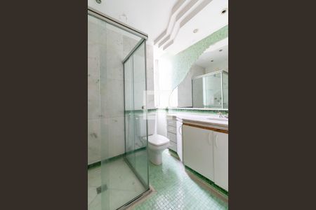 Banheiro da Suíte de apartamento à venda com 3 quartos, 110m² em Gutierrez, Belo Horizonte