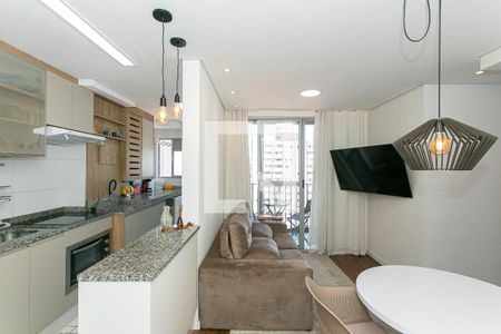 Sala de apartamento para alugar com 2 quartos, 48m² em Parque São Jorge, São Paulo