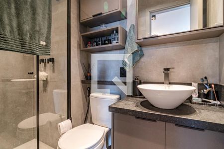 Apartamento à venda com 60m², 1 quarto e 1 vagaBanheiro da suíte