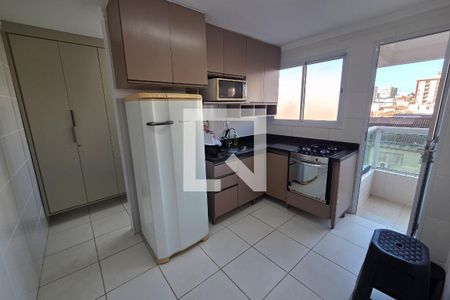 Cozinha de apartamento para alugar com 1 quarto, 70m² em Canto do Forte, Praia Grande