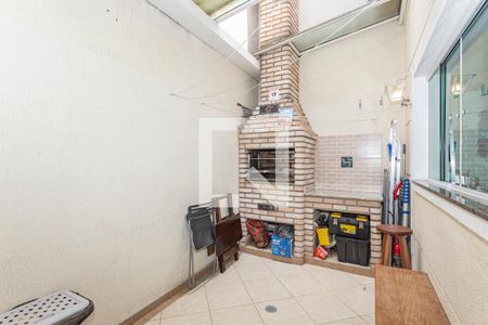 Churrasqueira/Lavanderia de casa de condomínio à venda com 3 quartos, 100m² em Vila Brasílio Machado, São Paulo