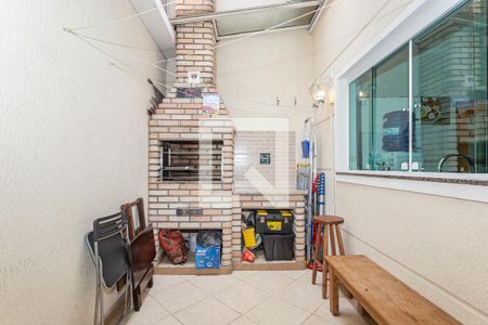 Churrasqueira/Lavanderia de casa de condomínio à venda com 3 quartos, 100m² em Vila Brasílio Machado, São Paulo