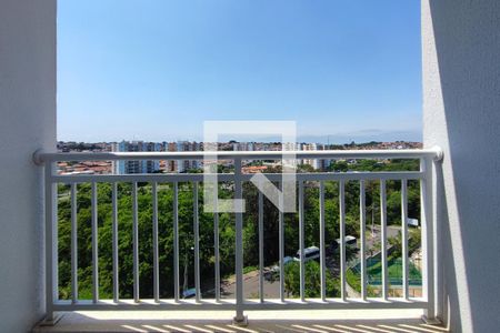 Varanda da Sala de apartamento para alugar com 2 quartos, 47m² em Residencial Parque da Fazenda, Campinas