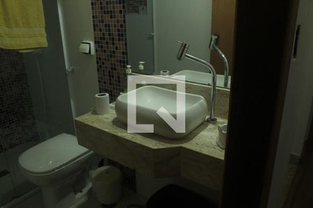 Banheiro da Suíte  de casa de condomínio à venda com 3 quartos, 115m² em Vila dos Andradas, São Paulo