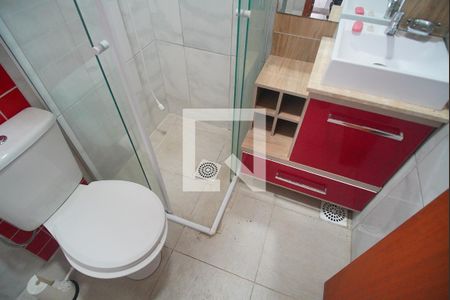 Banheiro de kitnet/studio à venda com 1 quarto, 36m² em Centro, São Leopoldo