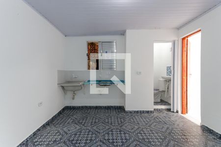 Sala/Cozinha de casa para alugar com 1 quarto, 28m² em Vila Nova Carolina, São Paulo